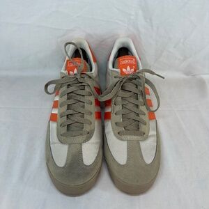 Adidas Dragon Shoes Sneakers Mens Size 11 Gray Orange Retro Gum Suede B44929